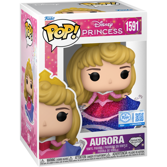 Sleeping Beauty - Aurora Diamond Glitter Pop! Vinyl Figure