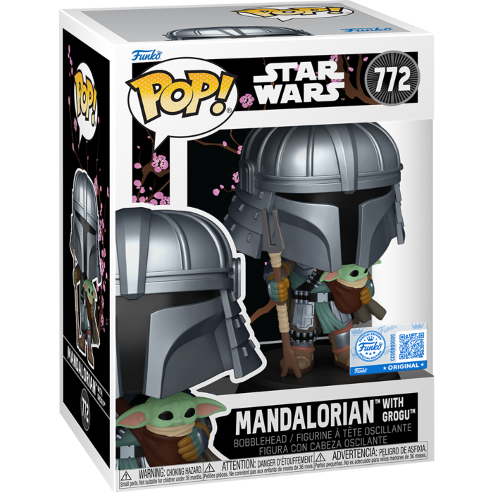 Star Wars: Impressions - Mandalorian with Grogu Pop! Vinyl Figure