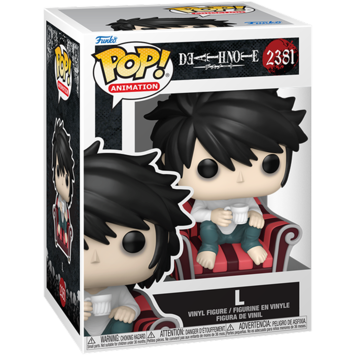 Death Note - L on Chair Pop! Vinyl Figure