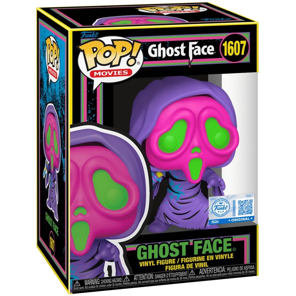 Scream - Ghost Face - #1607 - Blacklight Special Edition - Movies - Funko Pop!
